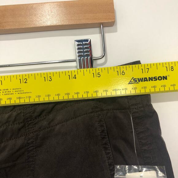 NWT By Anthropologie Slouchy Aviator Pants Carbon Brown Size 14 - Picture 14 of 15